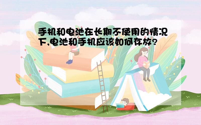 手机和电池在长期不使用的情况下,电池和手机应该如何存放?