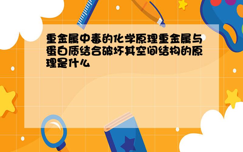 重金属中毒的化学原理重金属与蛋白质结合破坏其空间结构的原理是什么