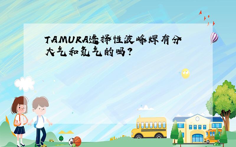 TAMURA选择性波峰焊有分大气和氮气的吗?