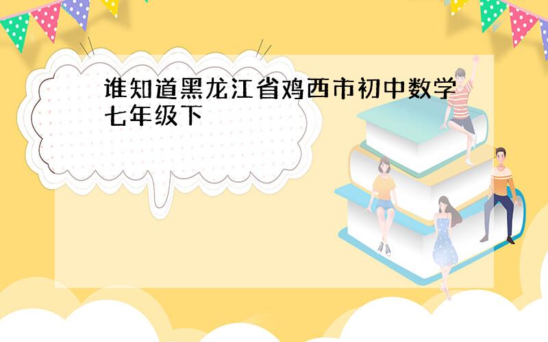 谁知道黑龙江省鸡西市初中数学七年级下