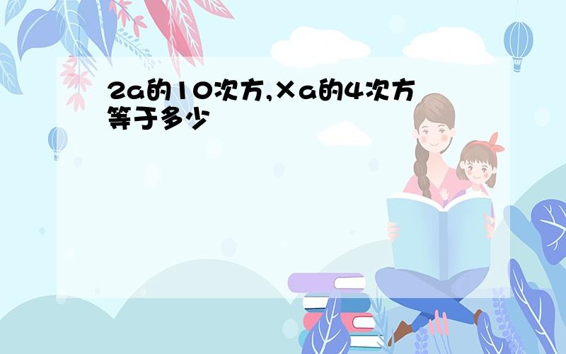 2a的10次方,×a的4次方等于多少