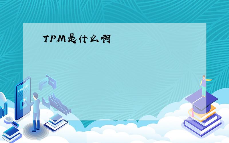 TPM是什么啊