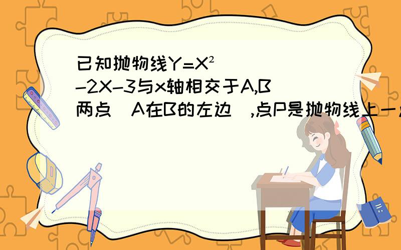 已知抛物线Y=X²-2X-3与x轴相交于A,B两点（A在B的左边）,点P是抛物线上一点,且△ABP的面积为6.