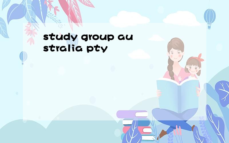 study group australia pty