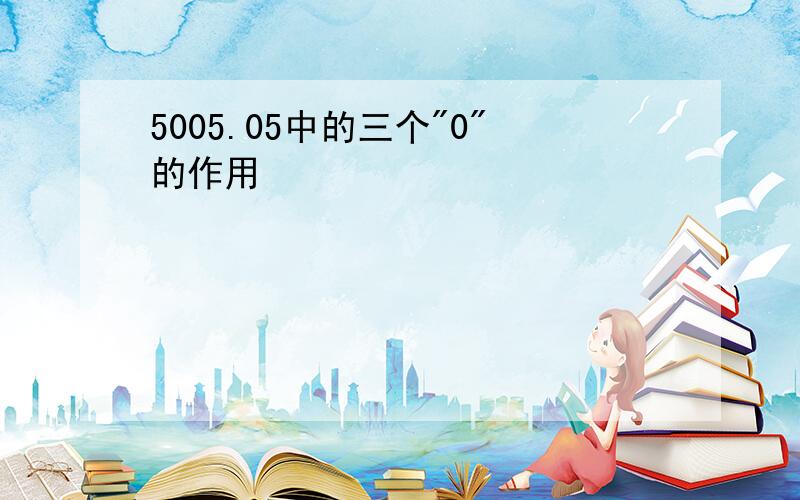 5005.05中的三个