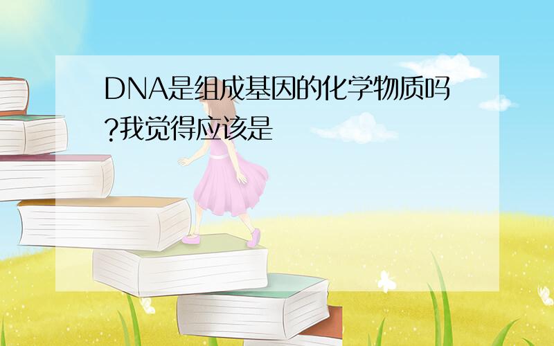 DNA是组成基因的化学物质吗?我觉得应该是