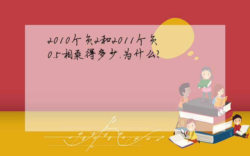 2010个负2和2011个负0.5相乘得多少.为什么?