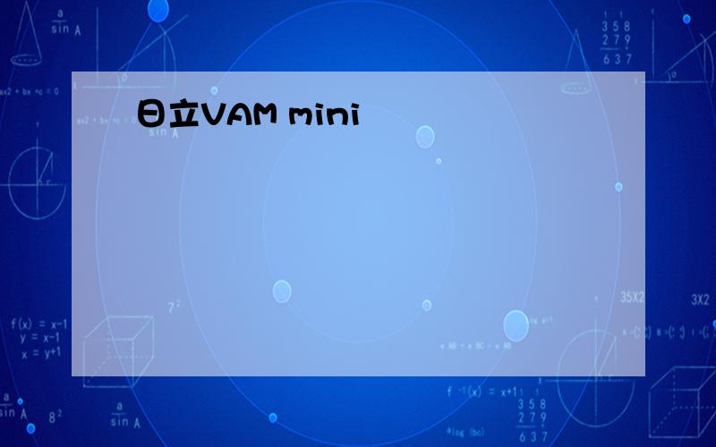 日立VAM mini