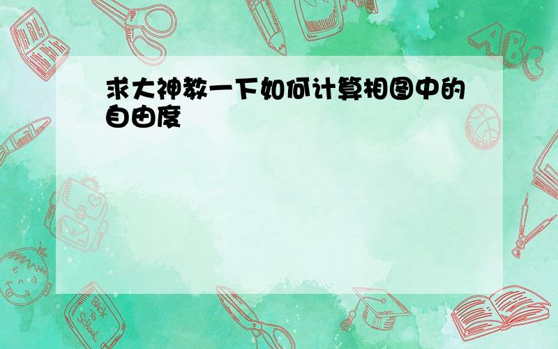 求大神教一下如何计算相图中的自由度