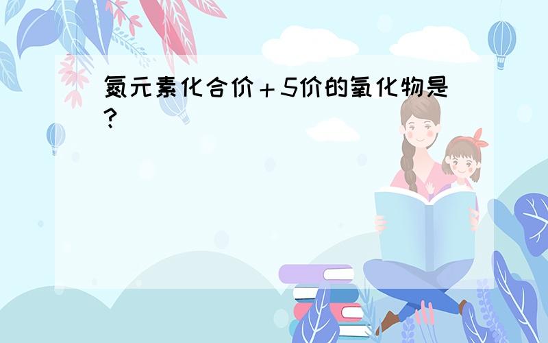 氮元素化合价＋5价的氧化物是?