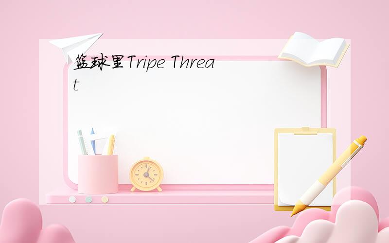 篮球里Tripe Threat