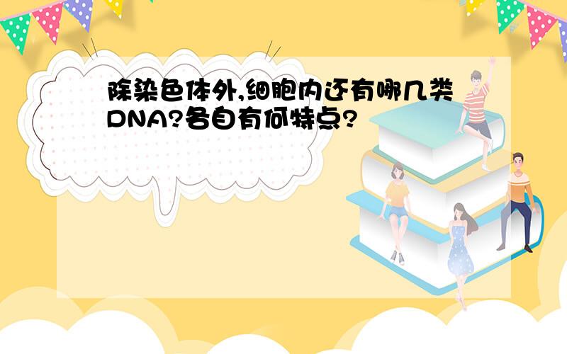 除染色体外,细胞内还有哪几类DNA?各自有何特点?