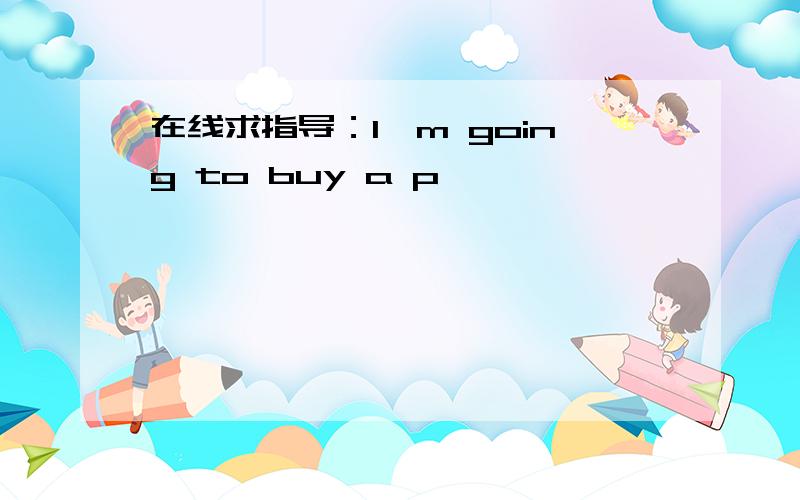 在线求指导：I'm going to buy a p