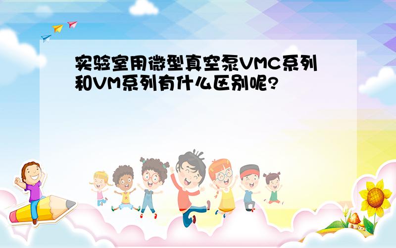 实验室用微型真空泵VMC系列和VM系列有什么区别呢?