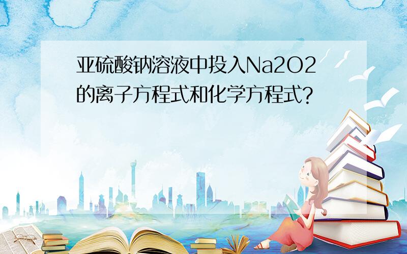 亚硫酸钠溶液中投入Na2O2的离子方程式和化学方程式?