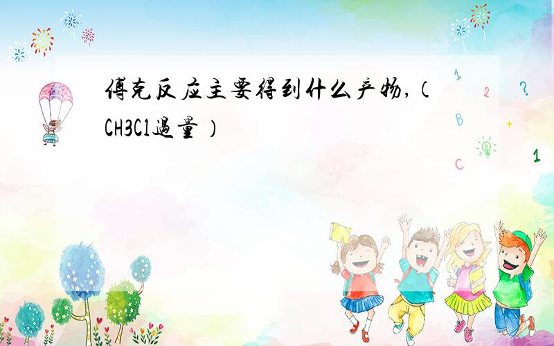 傅克反应主要得到什么产物,（CH3Cl过量）