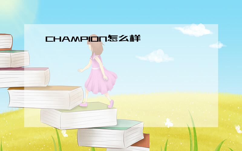 CHAMPION怎么样