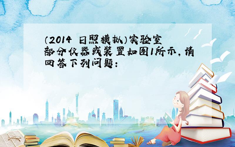 （2014•日照模拟）实验室部分仪器或装置如图1所示，请回答下列问题：