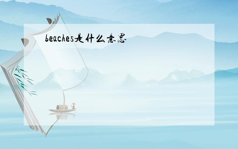 beaches是什么意思