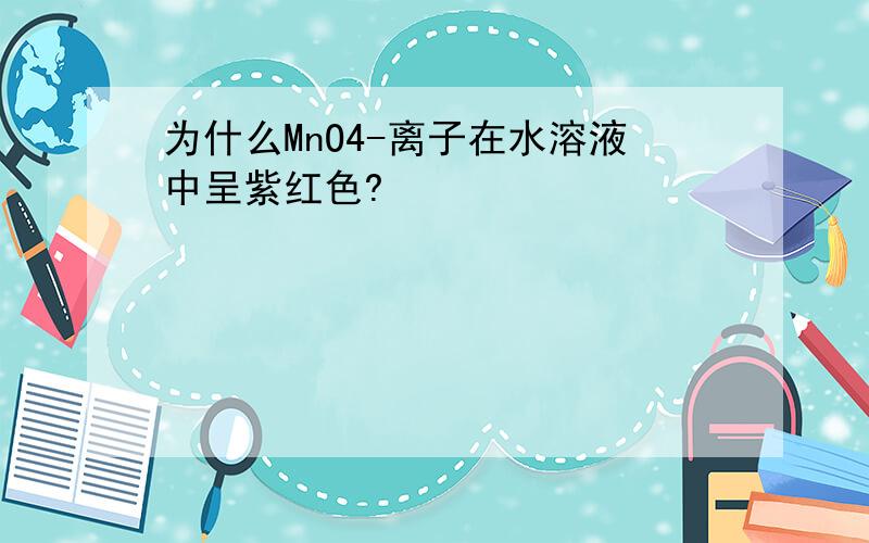 为什么MnO4-离子在水溶液中呈紫红色?