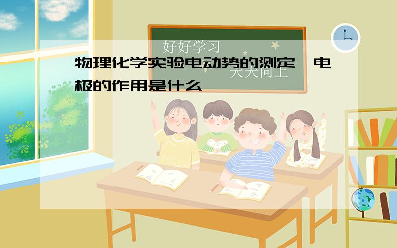 物理化学实验电动势的测定铂电极的作用是什么