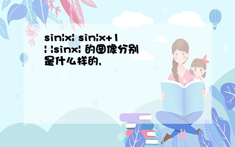 sin|x| sin|x+1| |sinx| 的图像分别是什么样的,