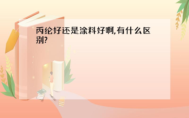 丙纶好还是涂料好啊,有什么区别?