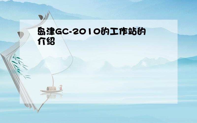 岛津GC-2010的工作站的介绍