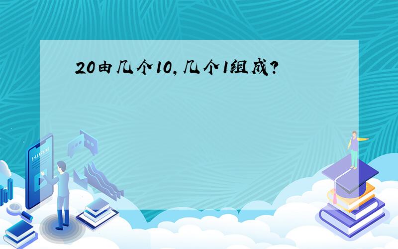 20由几个10,几个1组成?