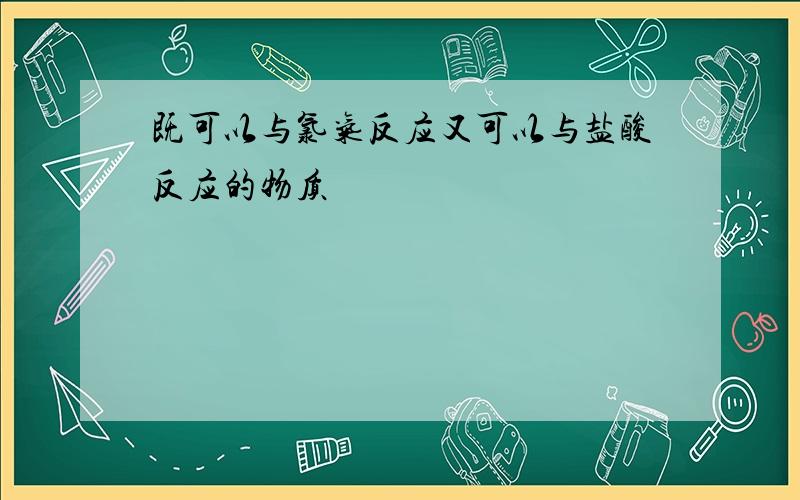 既可以与氯气反应又可以与盐酸反应的物质