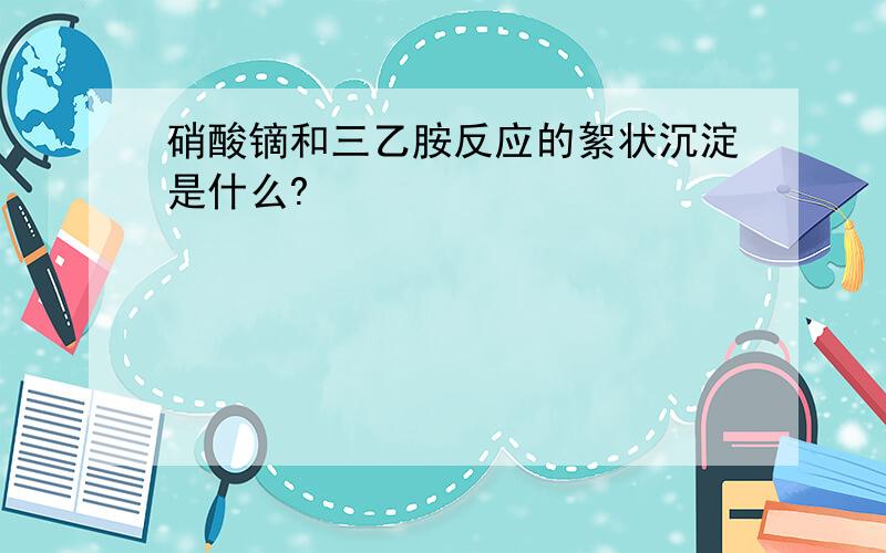 硝酸镝和三乙胺反应的絮状沉淀是什么?