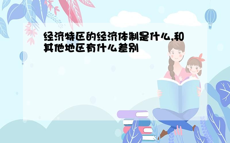 经济特区的经济体制是什么,和其他地区有什么差别