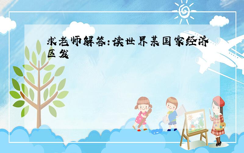 求老师解答：读世界某国家经济区发