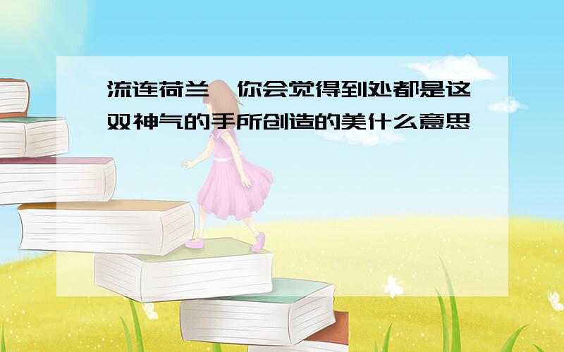 流连荷兰,你会觉得到处都是这双神气的手所创造的美什么意思