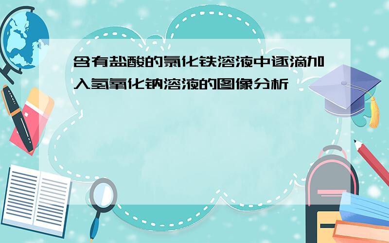 含有盐酸的氯化铁溶液中逐滴加入氢氧化钠溶液的图像分析