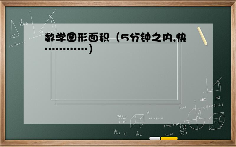 数学图形面积（5分钟之内,快…………）