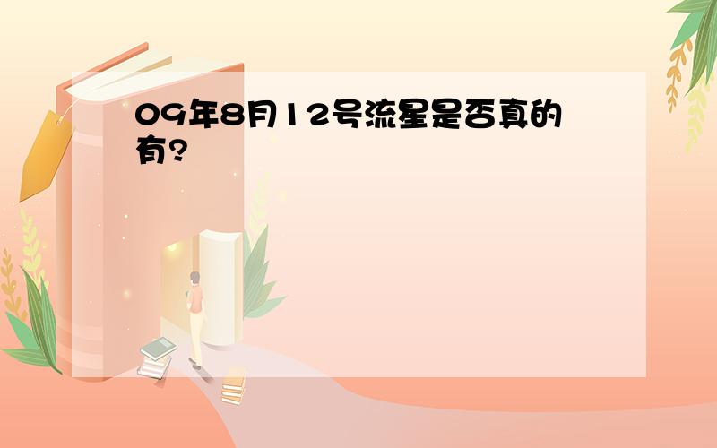 09年8月12号流星是否真的有?