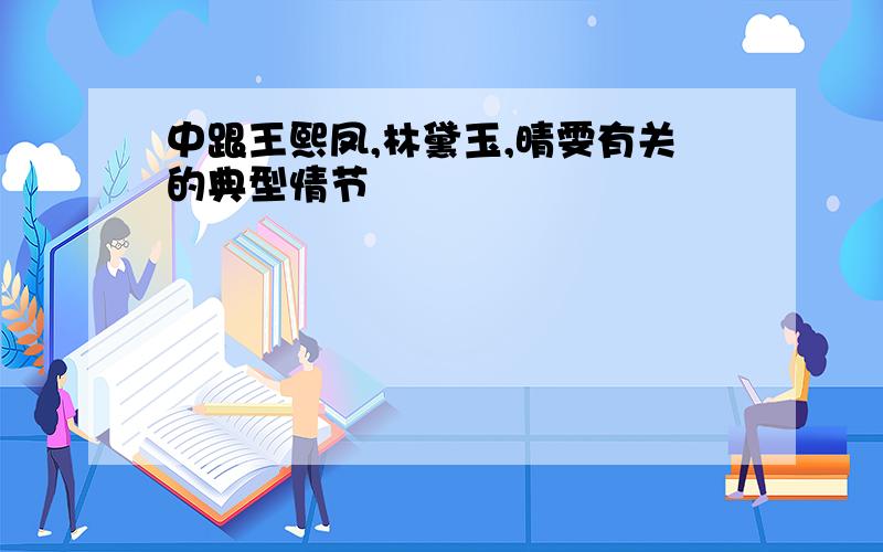 中跟王熙凤,林黛玉,晴雯有关的典型情节