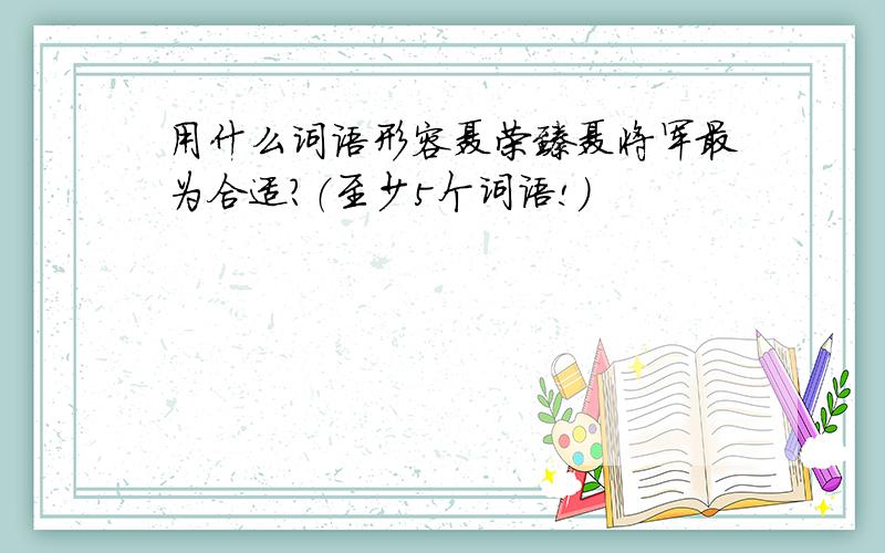 用什么词语形容聂荣臻聂将军最为合适?（至少5个词语!）