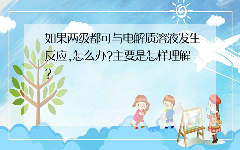 如果两级都可与电解质溶液发生反应,怎么办?主要是怎样理解?