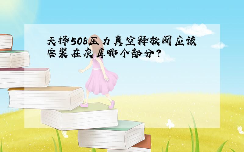 天择508压力真空释放阀应该安装在灰库哪个部分?