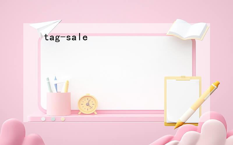 tag-sale