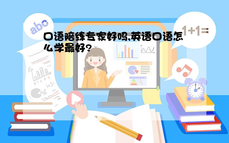 口语陪练专家好吗,英语口语怎么学最好?