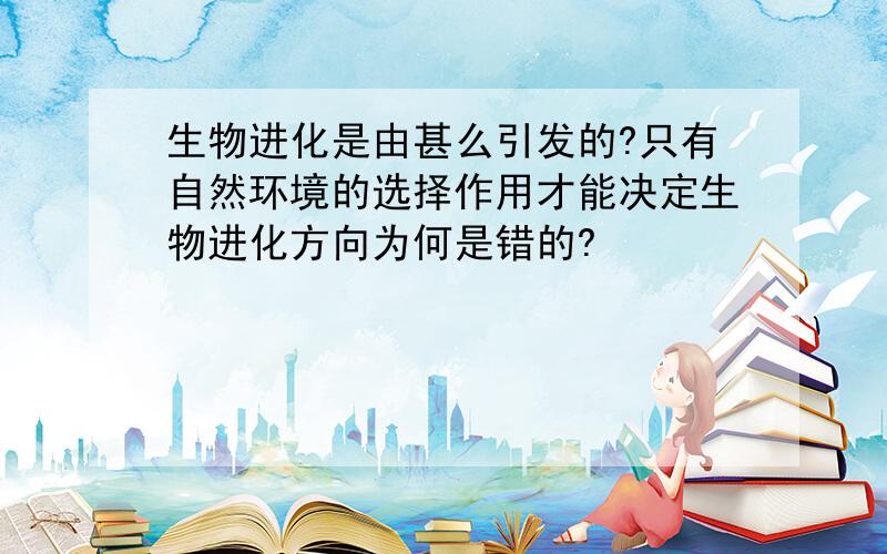 生物进化是由甚么引发的?只有自然环境的选择作用才能决定生物进化方向为何是错的?