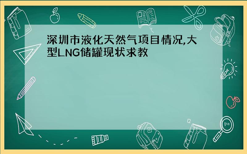 深圳市液化天然气项目情况,大型LNG储罐现状求教