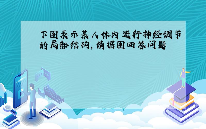 下图表示某人体内进行神经调节的局部结构,请据图回答问题