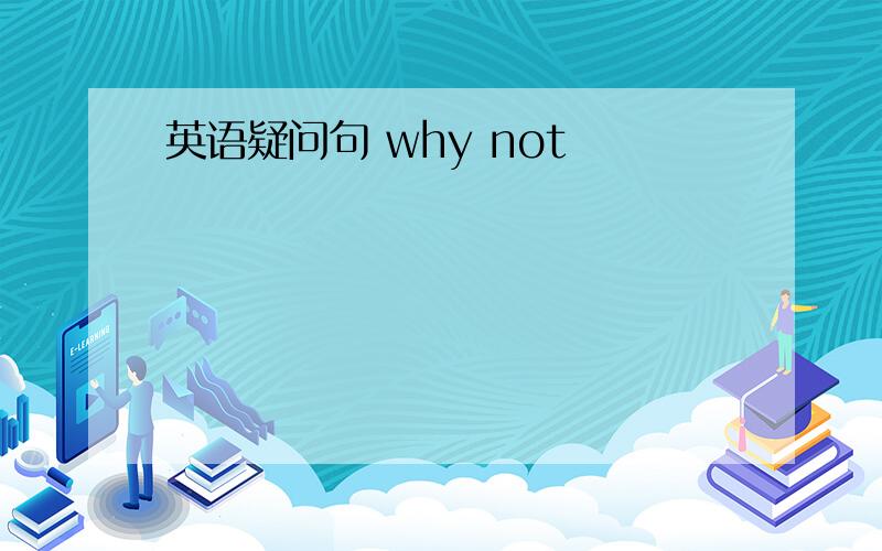 英语疑问句 why not