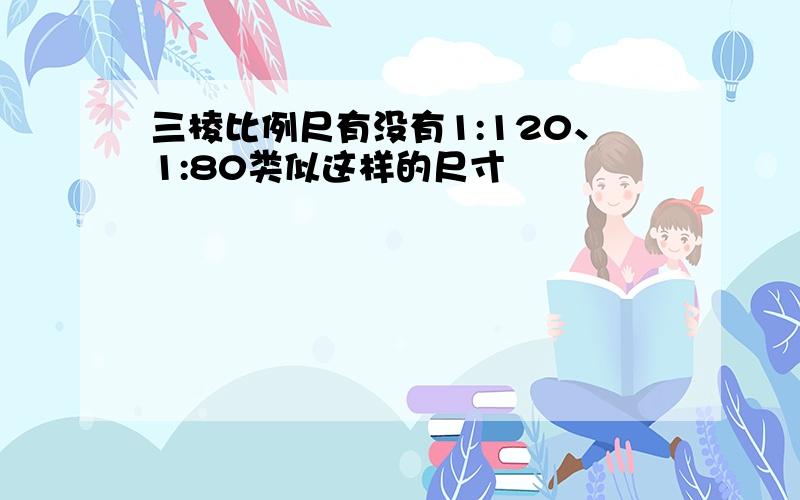 三棱比例尺有没有1:120、1:80类似这样的尺寸