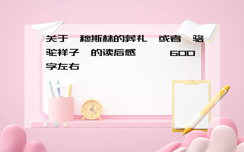 关于《穆斯林的葬礼》或者《骆驼祥子》的读后感、、、600字左右、、