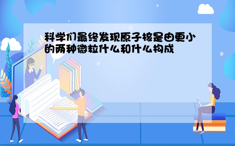 科学们最终发现原子核是由更小的两种微粒什么和什么构成